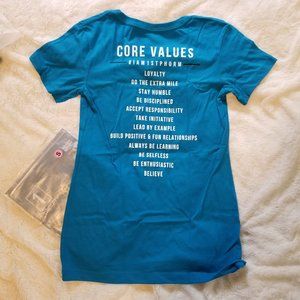 1st Phorm Women's Fit Core Values S T-Shirt Blue